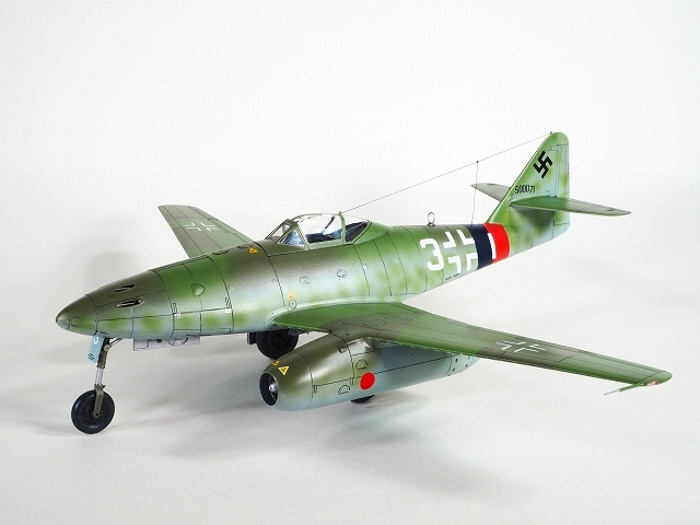 完成品　メッサ―シュミットMe262A-1a 1/48　タミヤ_画像1