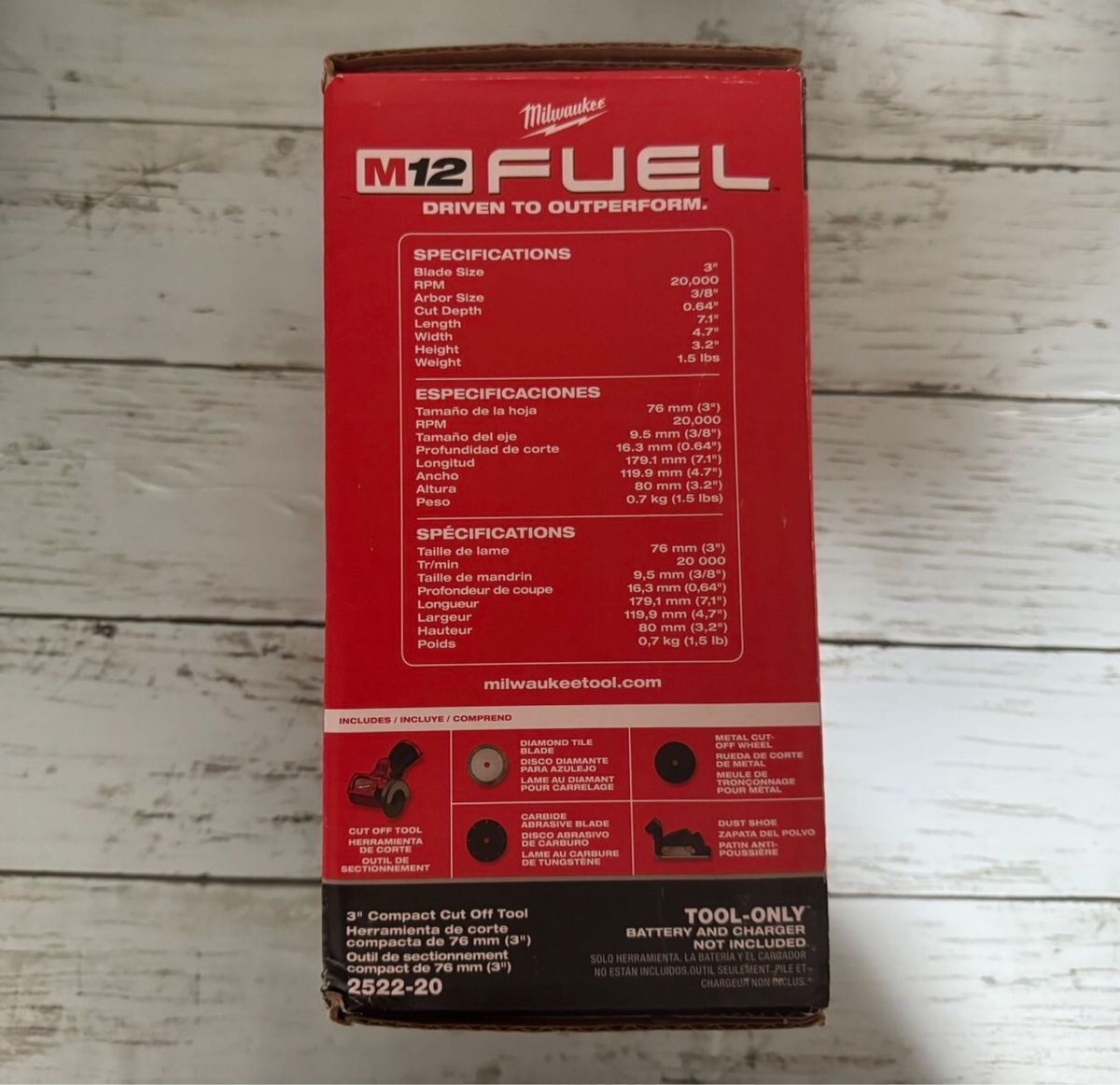 ミルウォーキーM12 コンパクトカットオフツール 新品未使用 ミルウォーキーM12 コンパクトカットオフツール 新品未使用