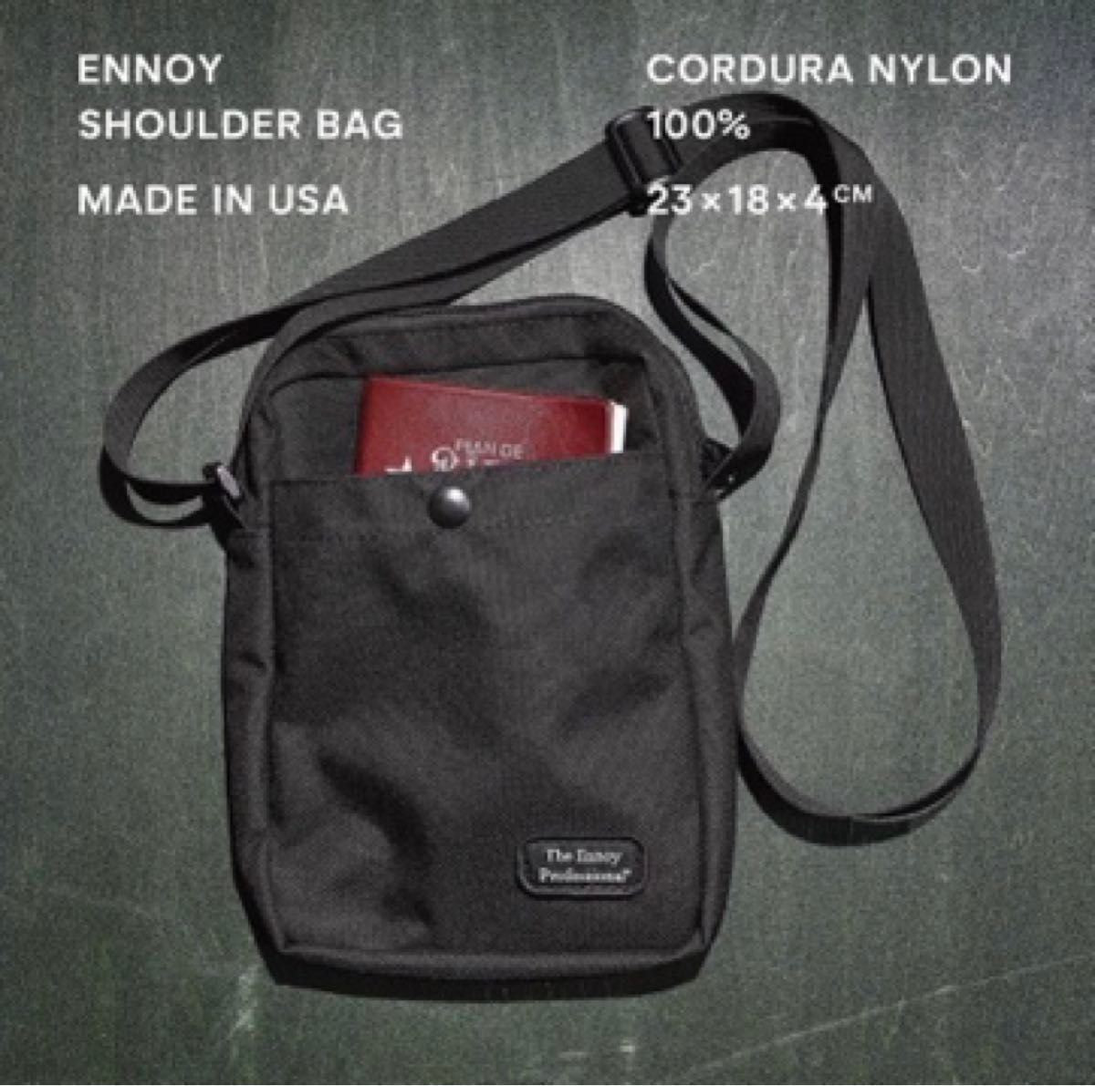 ENNOY SHOULDER BAG エンノイ ショルダーバッグ スタイリスト私物 bag nylon madein USA