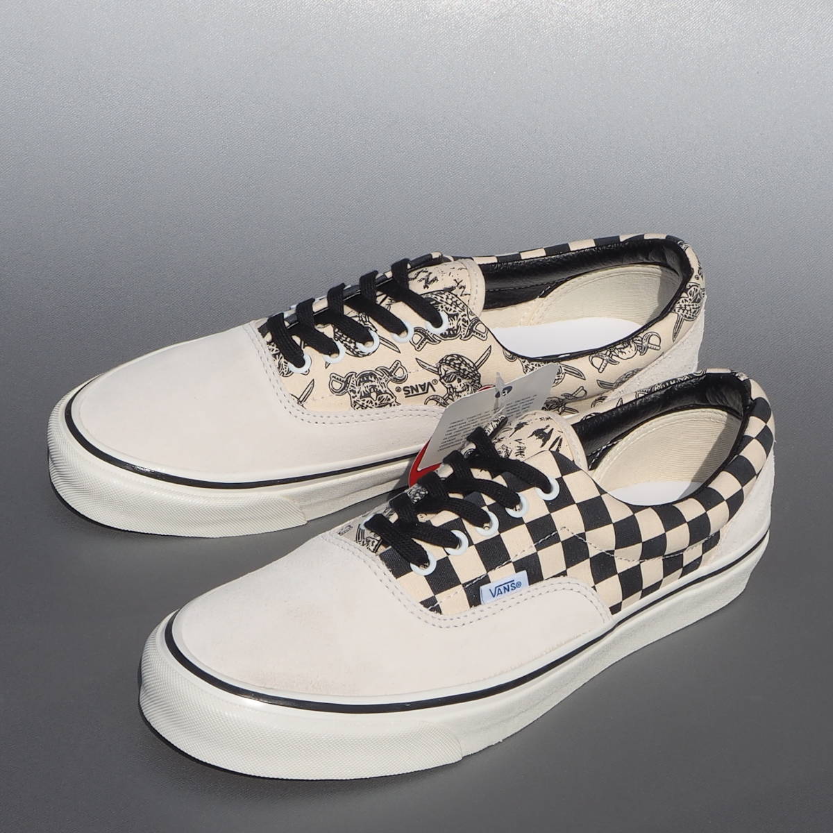  dead!! US11/29cm новый товар редкость USA план VANS ERA 95DX дыра высокий m Factory Skull Pirates ela туфли без застежки контрольно-измерительный прибор 