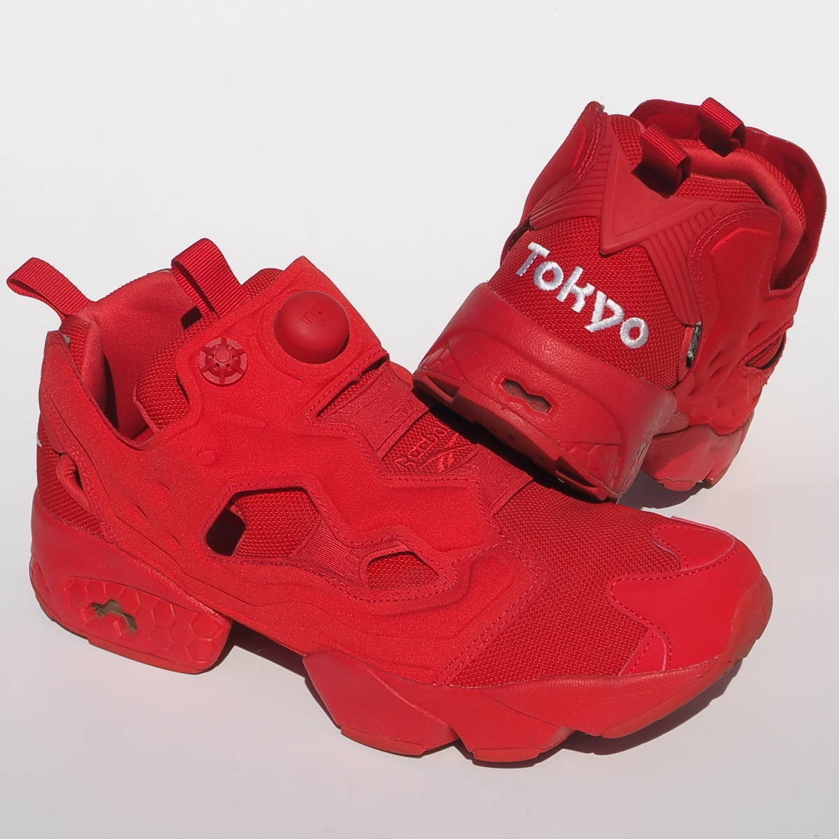 美品!! 20年製 US 9 1/2・27,5cm Reebok INSTAPUMPFURY OG リーボック インスタ ポンプフューリー 赤 赤 TOKYO 東京_画像1