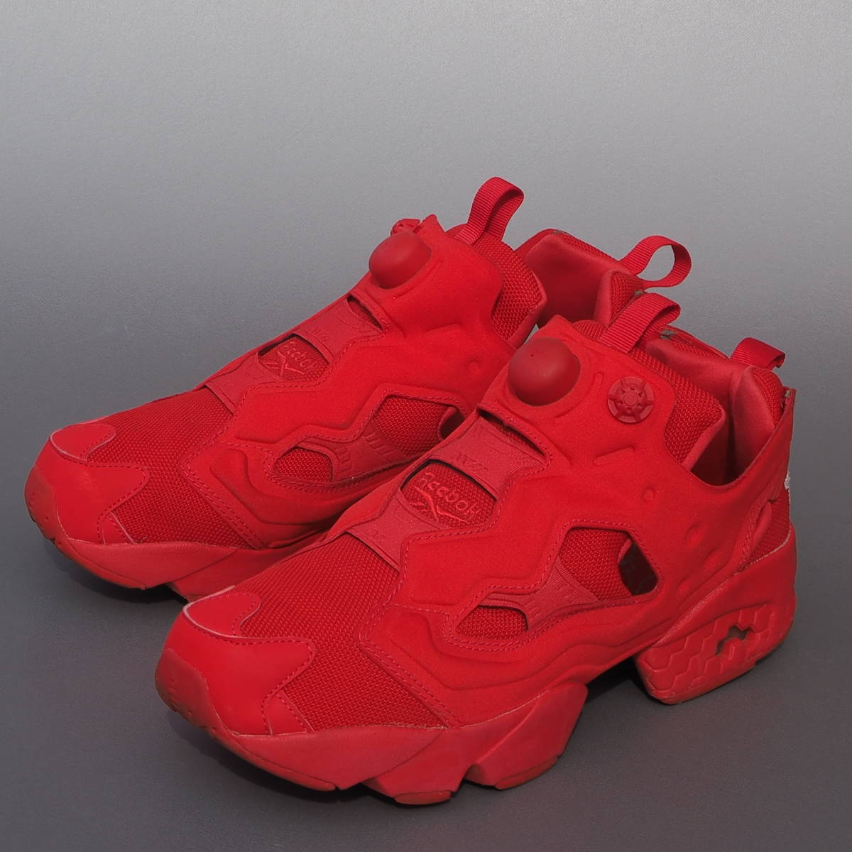 美品!! 20年製 US 8 1/2・26,5cm Reebok INSTAPUMPFURY OG リーボック インスタ ポンプフューリー 赤 赤 TOKYO 東京_画像2