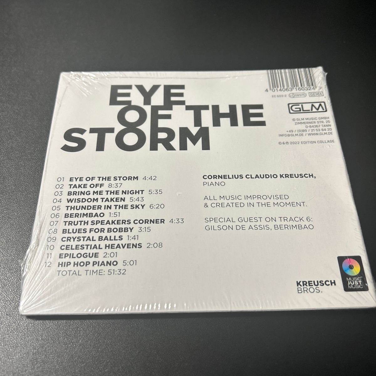 【輸入盤CD】 Cornelius Claudio Kreusch/Eye Of The Storm (2022/8/5発売)