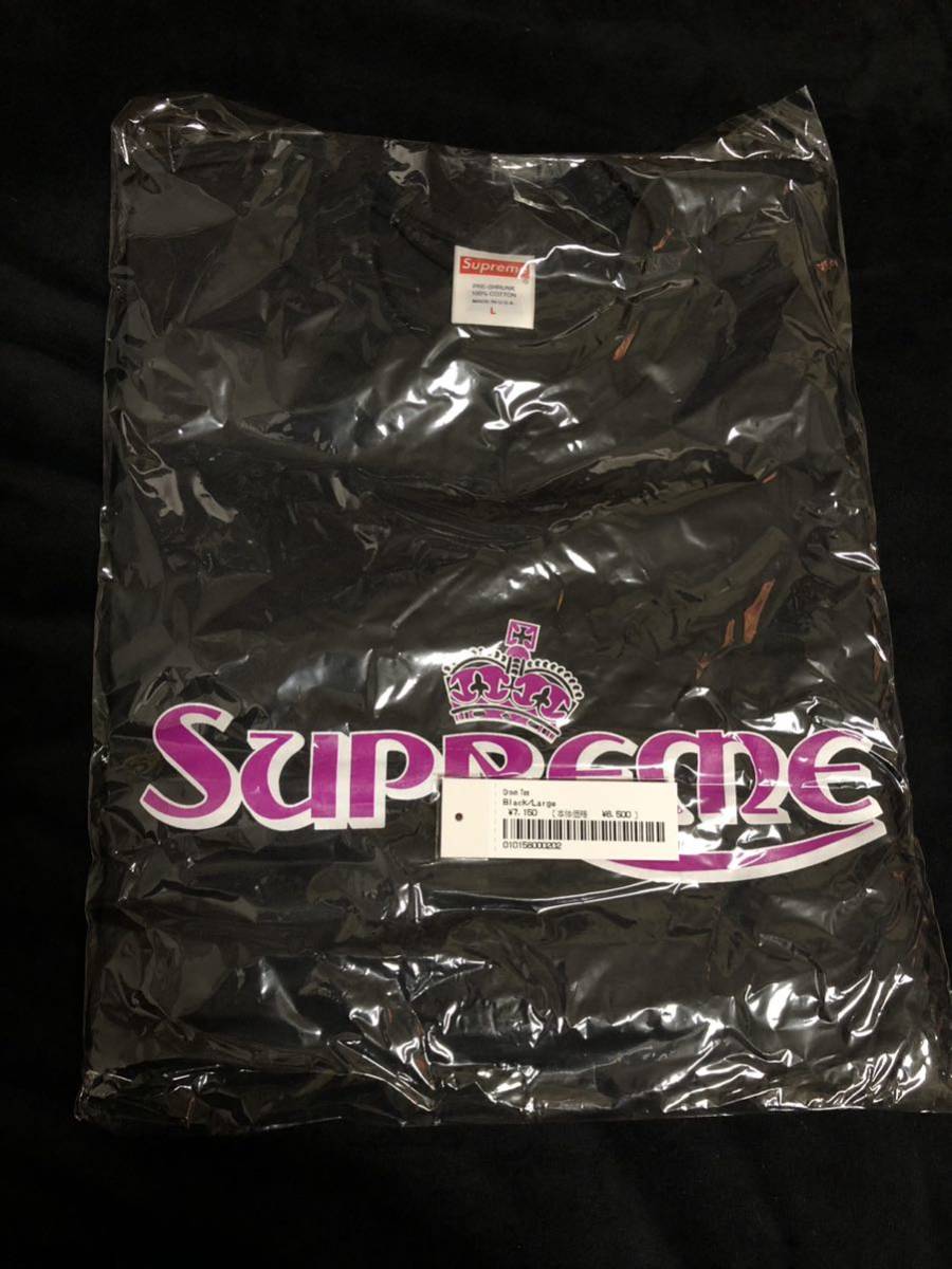 SUPREME シュプリーム 23SS Crown Tee クラウン Tシャツ L BLACK 半袖 WEEK18 MADE IN USA_画像1