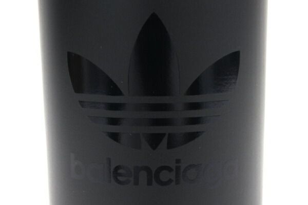  Balenciaga tumbler Adidas collaboration water bottle 725677 black stainless steel used Logo rare rare 