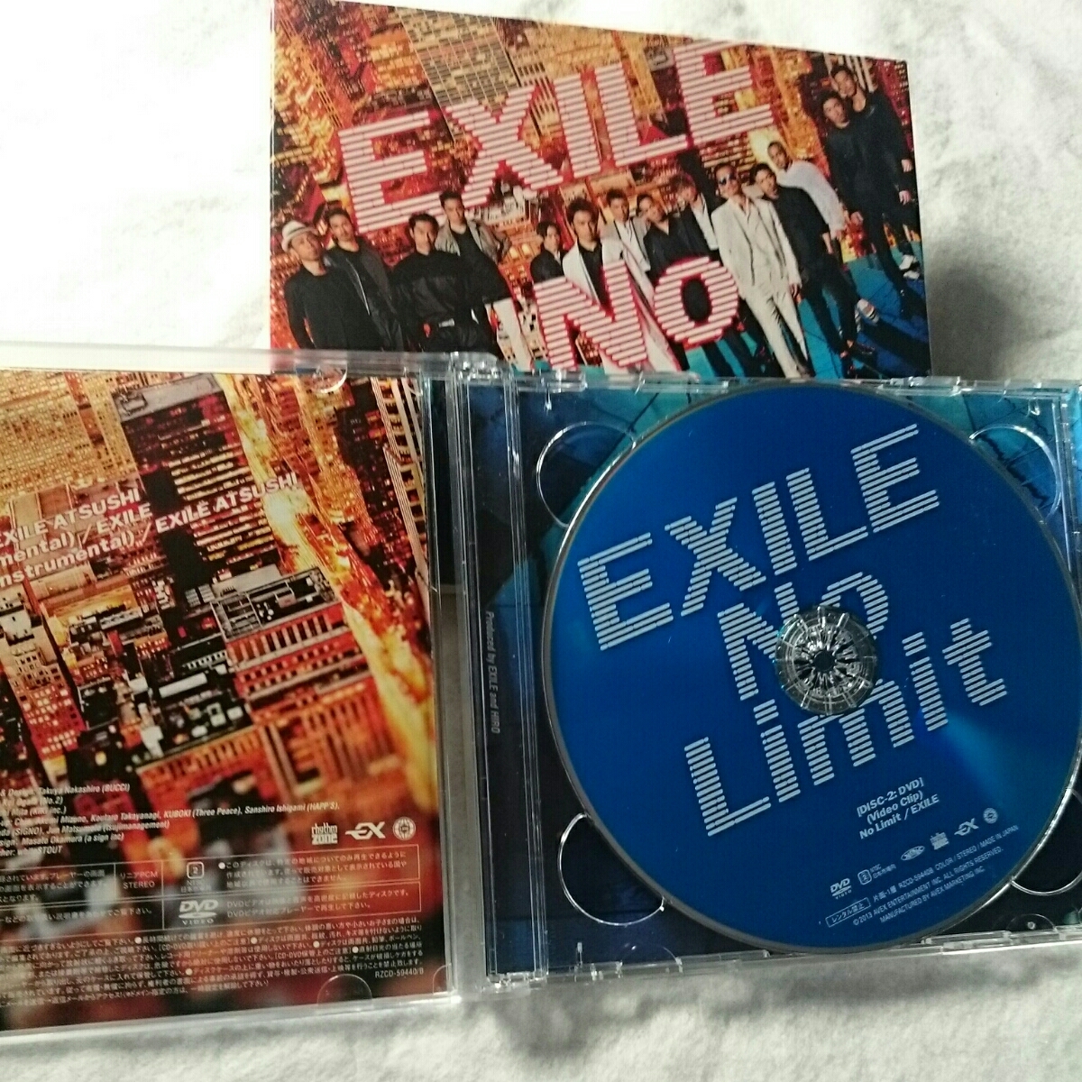 【10点以上の落札で2割引！】(T-16)EXILE/No Limit/CD+DVD_画像2