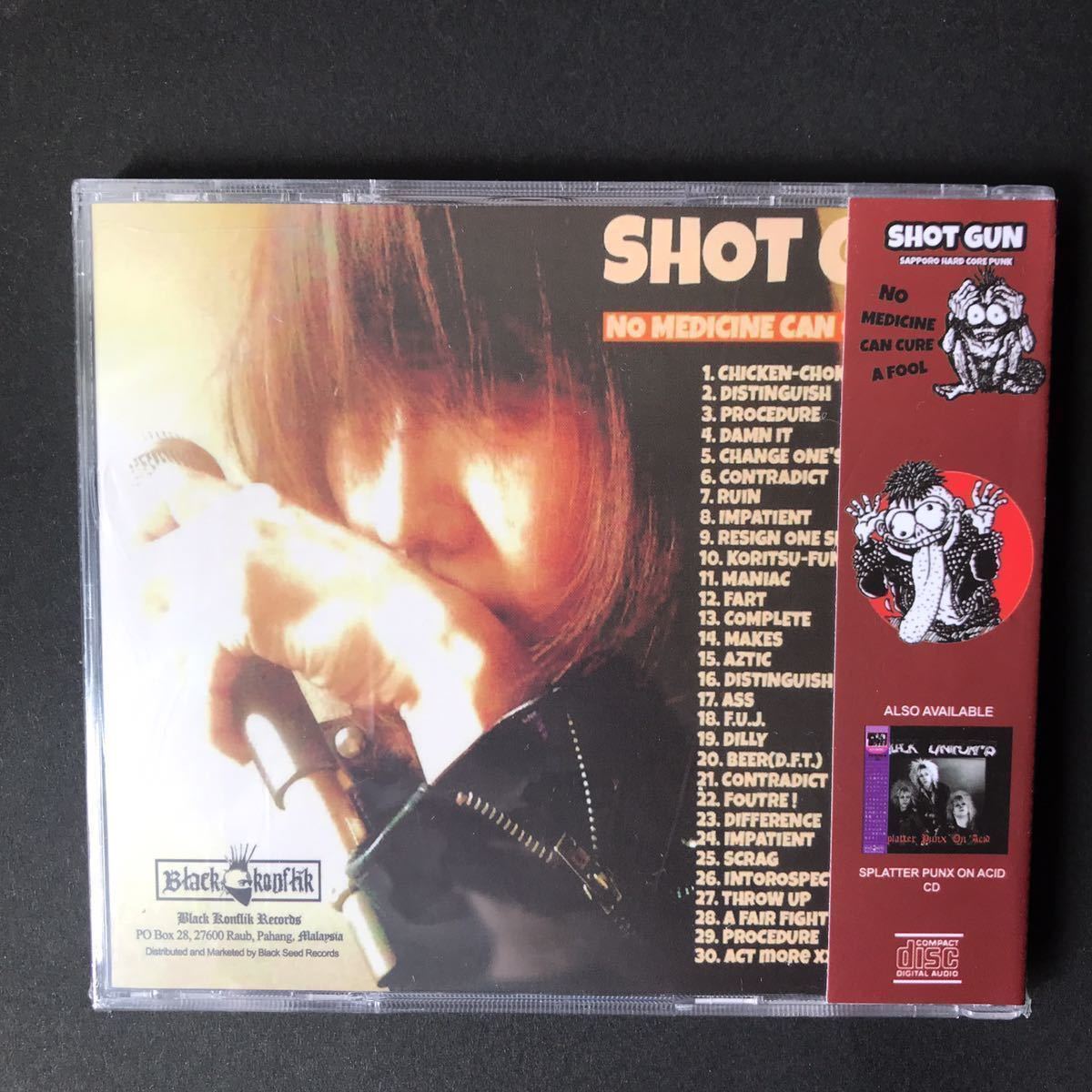 SHOT GUN■No medicine can cure a fool -Discography- CD ハードコア ジャパコア_画像2