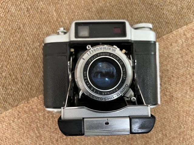 SUPER FUJICA-6 スーパーフジカ フィルムカメラ 蛇腹カメラ アコーディオン式 レンズ/FUJINAR 1:3.5 f=7.5cm _画像2