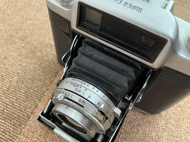SUPER FUJICA-6 スーパーフジカ フィルムカメラ 蛇腹カメラ アコーディオン式 レンズ/FUJINAR 1:3.5 f=7.5cm _画像4