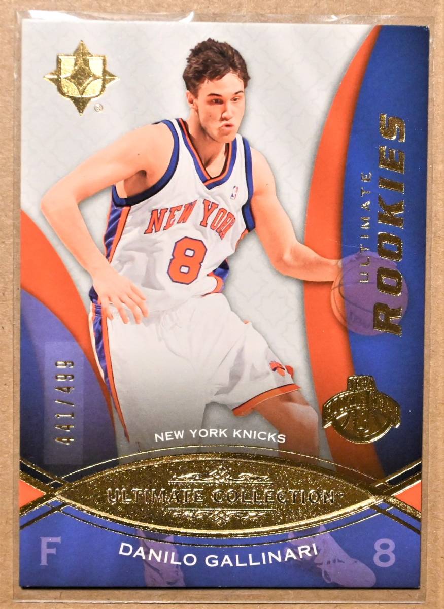 DANILO GALLINARI (ダニーロ・ガリナリ) 2008-09 ULTIMATE ROOKIES 499枚限定 ルーキー トレーディングカード 【NBA ニックス Knicks】_画像1