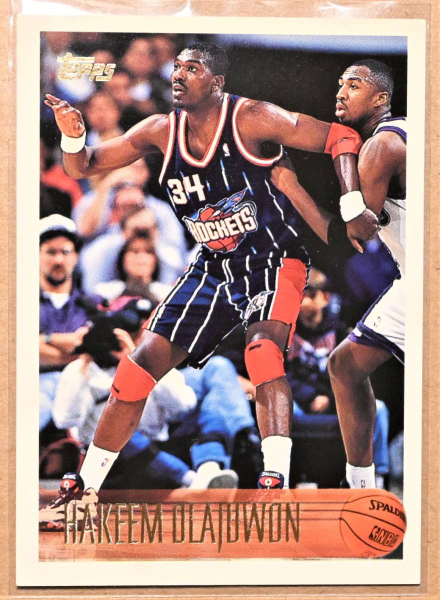 HAKEEM OLAJUWON (アキームオラジュワン) 1996 TOPPS トレーディングカード 35 【NBA,ROCKETS,ロケッツ】_画像1