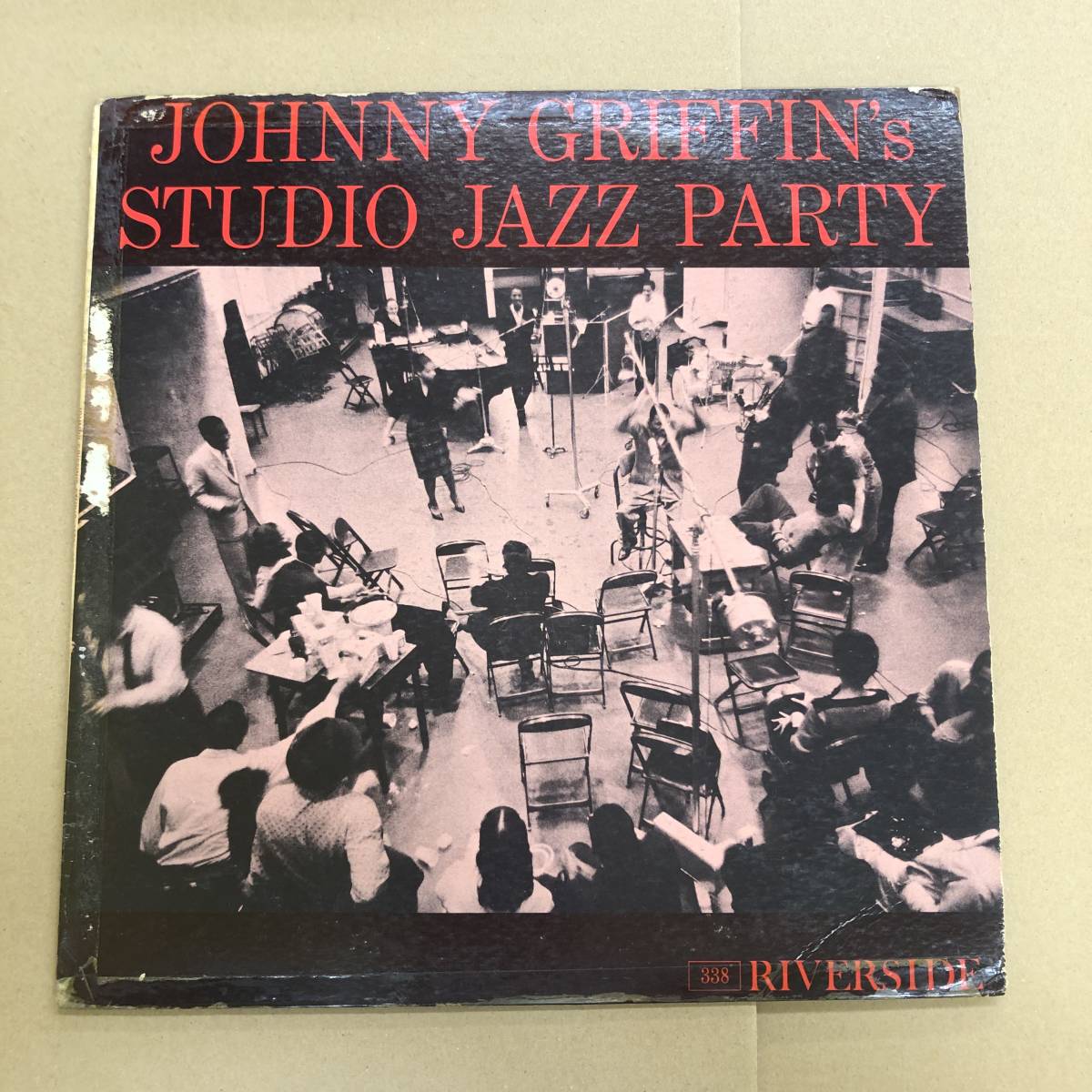 (LP) Johnny Griffin - Studio Jazz Party［RLP338］アメリカ盤 Riverside BGP Inc. 235W MONO_画像1