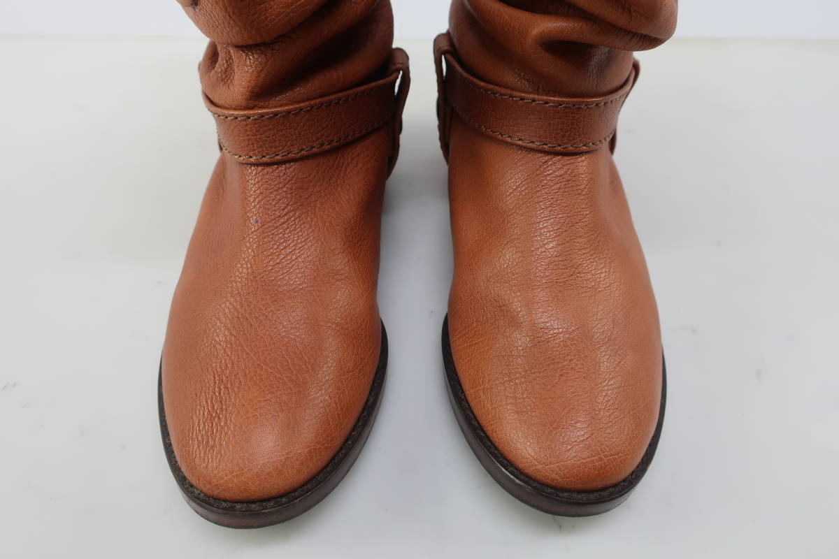 【送900円】　6942　TSUMORI CHISATO　ツモリチサト　ブーツ　靴　シューズ　ブラウン　2　日本製　_画像2