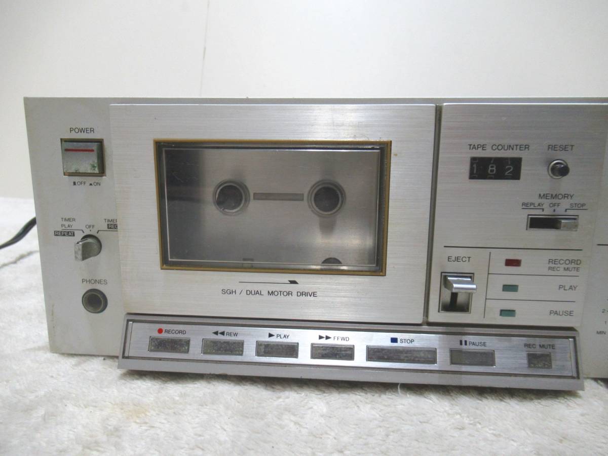 AIWA STEREO CASSETTE DECK AD-F60M アイワ ステレオカセットデッキ _画像2