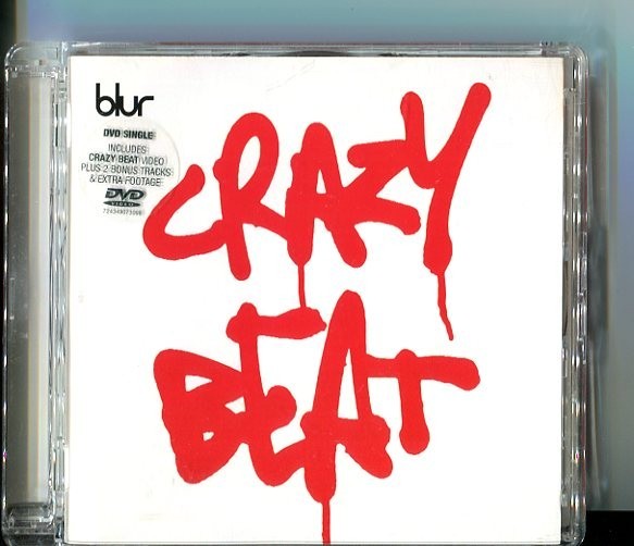 #5522 中古 BLUR Crazy Beat DVD Single 2003 Banksy Design バンクシー