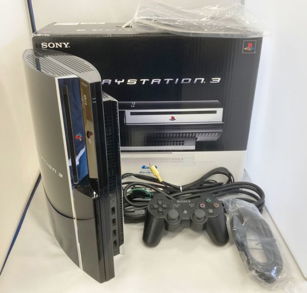 X979 Sony PlayStation3 本体 CECHA00 60GB FW 4.65 簡易動作確認済 プレステ3 プレイステーション3_画像1