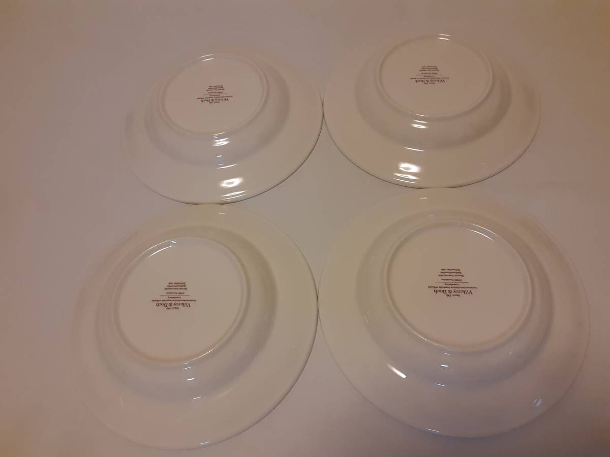 ビレロイ＆ボッホ　Villeroy＆Boch VITRO-Porcelaine　皿　4枚_画像3