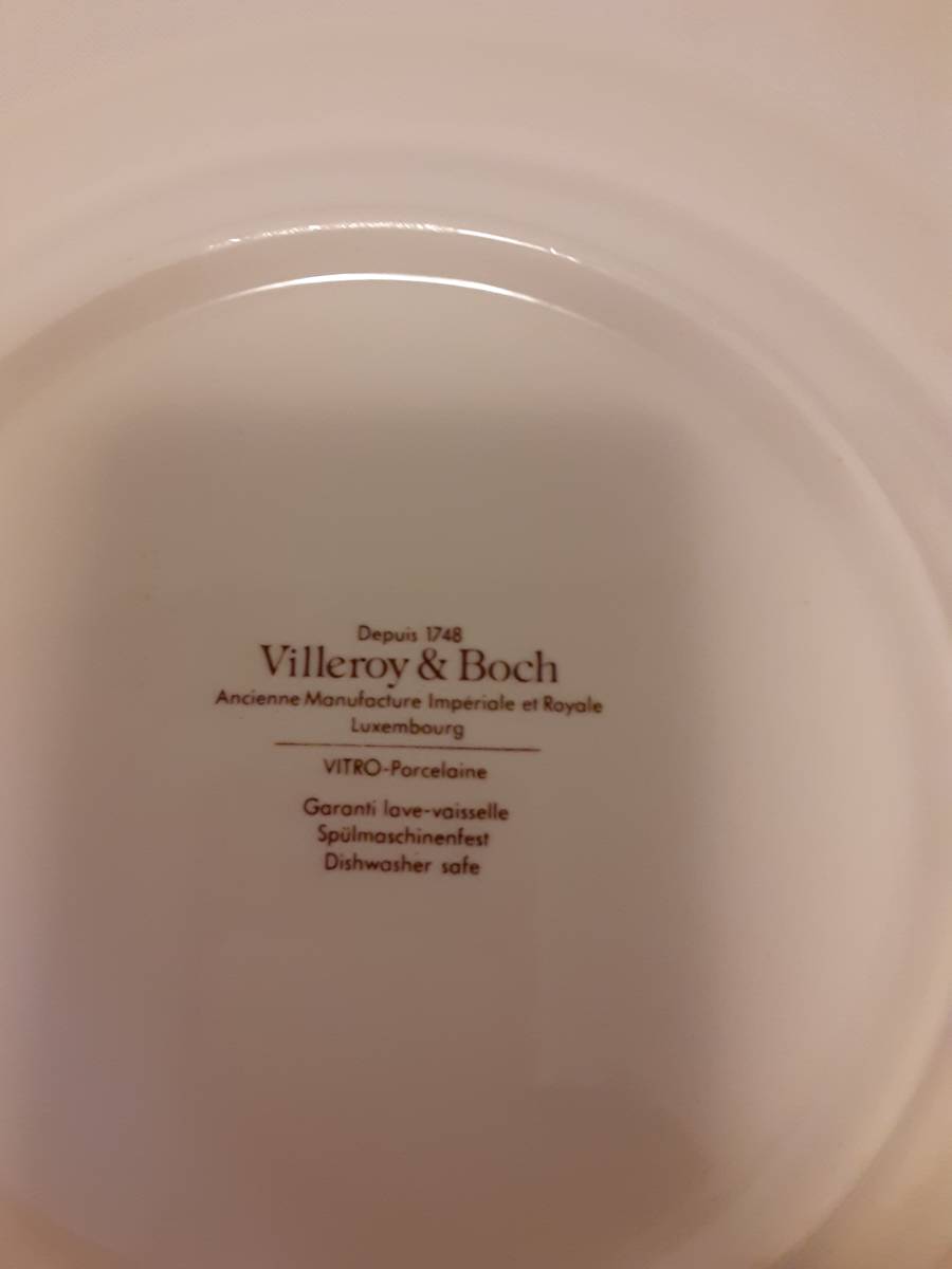 ビレロイ＆ボッホ　Villeroy＆Boch VITRO-Porcelaine　皿　4枚_画像7