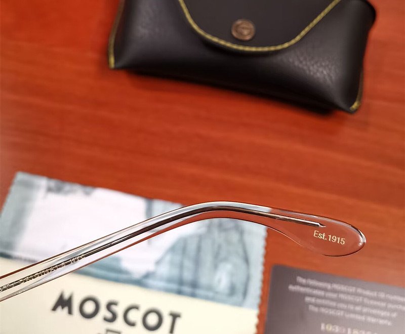 名作モデル☆新品☆ MOSCOT ZOLMAN ゾルマン 丸い眼鏡 メガネフレーム 透明・ セレブ愛用モデル・クリア_画像9