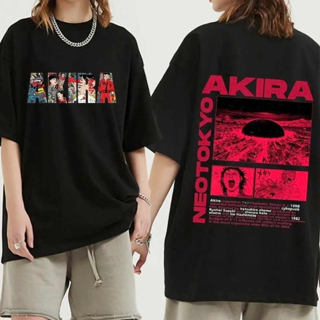 AKIRA Tシャツ 黒 L neo tokyo アニメ 映画 アキラ