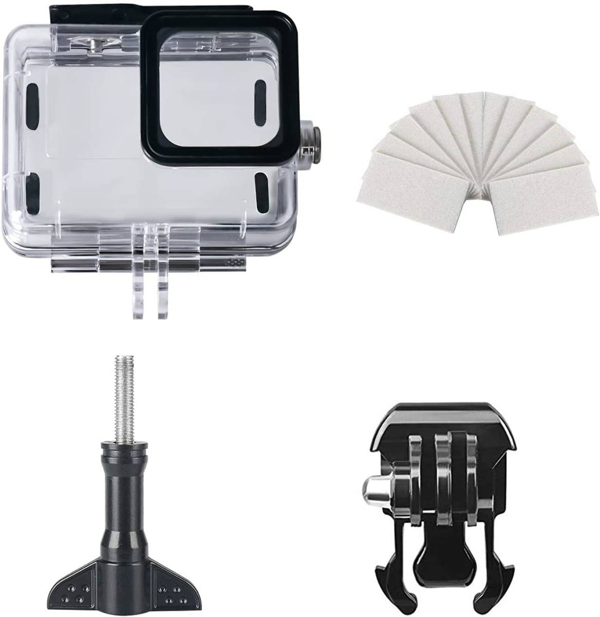 GoPro HERO 12/11/10/9 Black 専用 防水 防塵 保護ハウジング 耐圧水深60mまで対応 高品質ABS素材