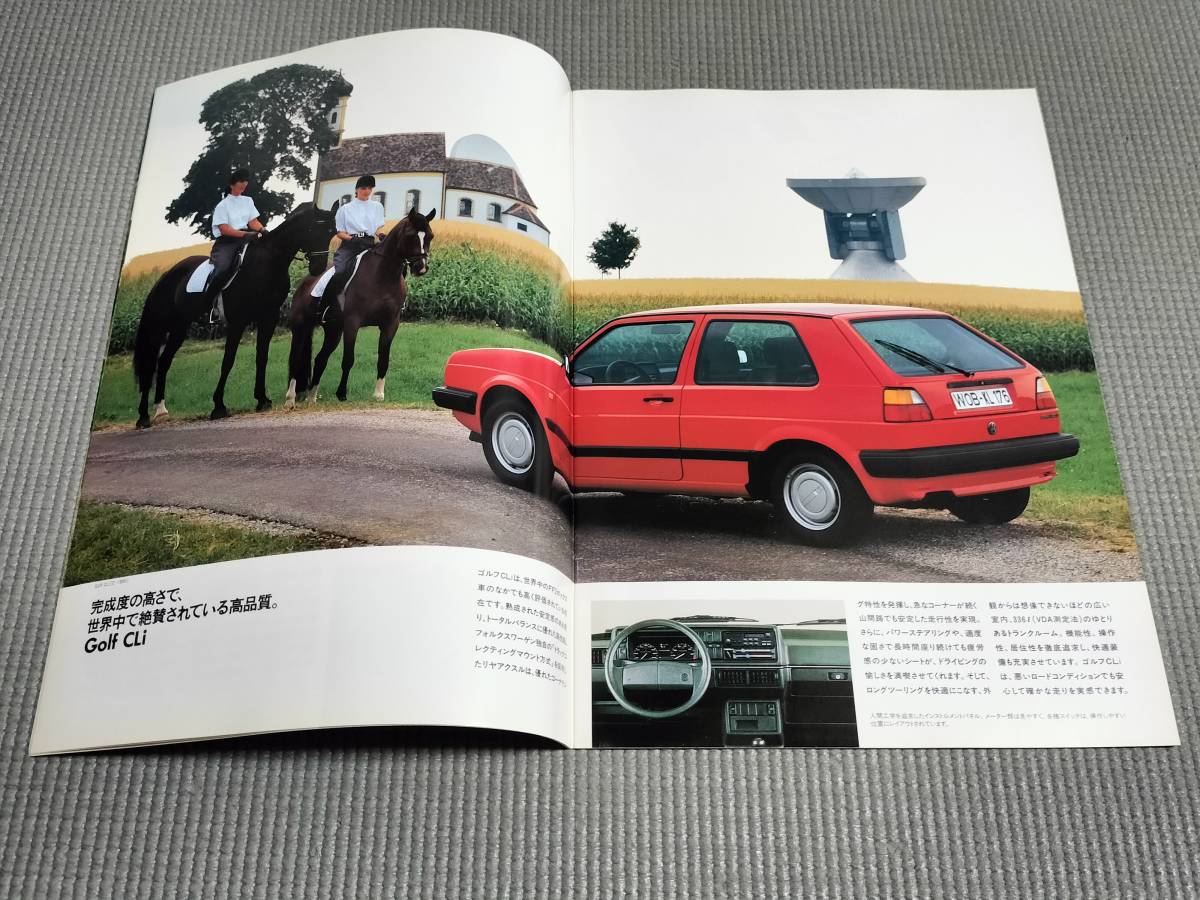 フォルクスワーゲン 総合カタログ 1991年 Golf GTI・Jetta・パサートワゴン・コラード・ヴァナゴン_画像4