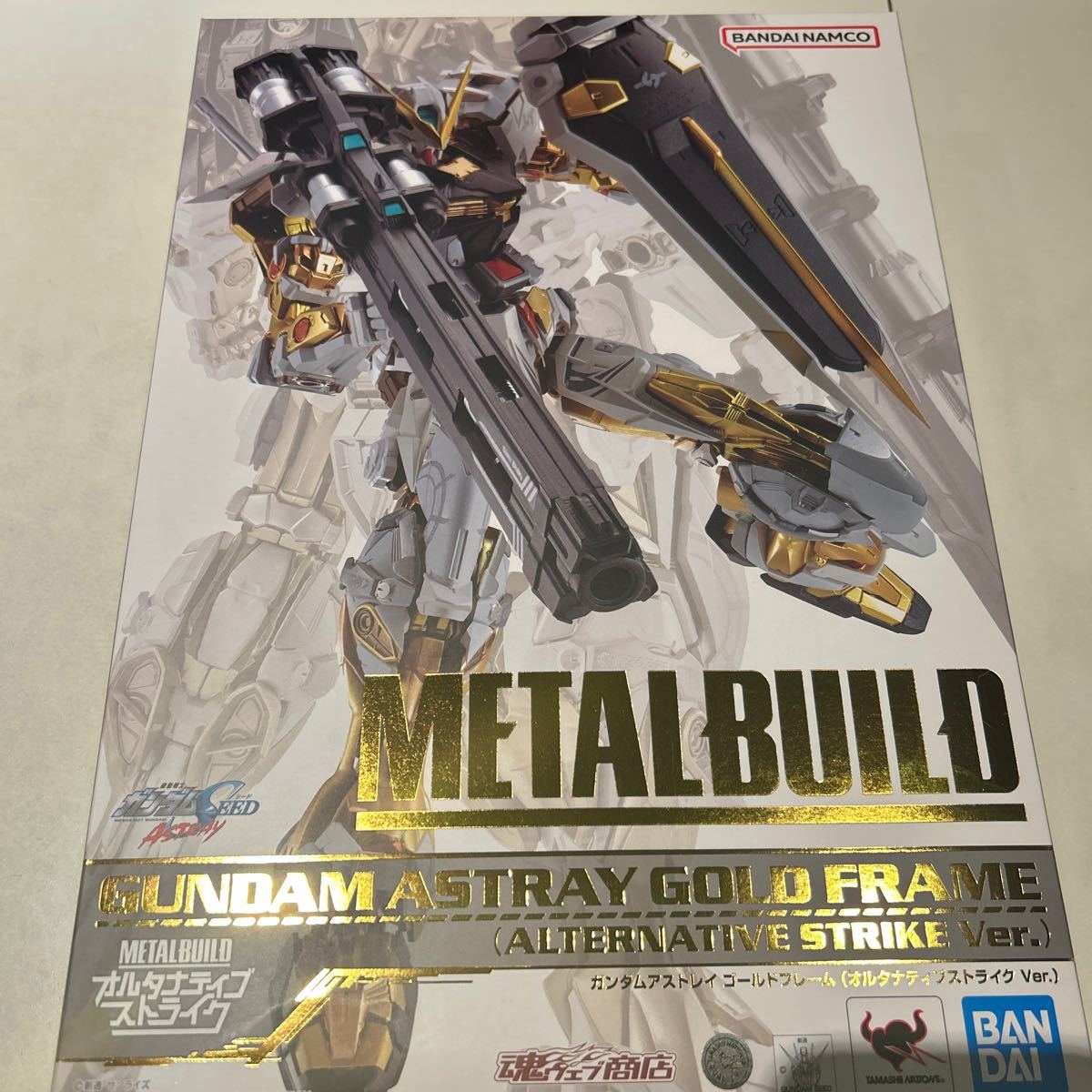 バンダイ 魂ネーション METAL BUILD オルタナティブ ストライク ガンダムアストレイ ゴールドフレーム_画像5