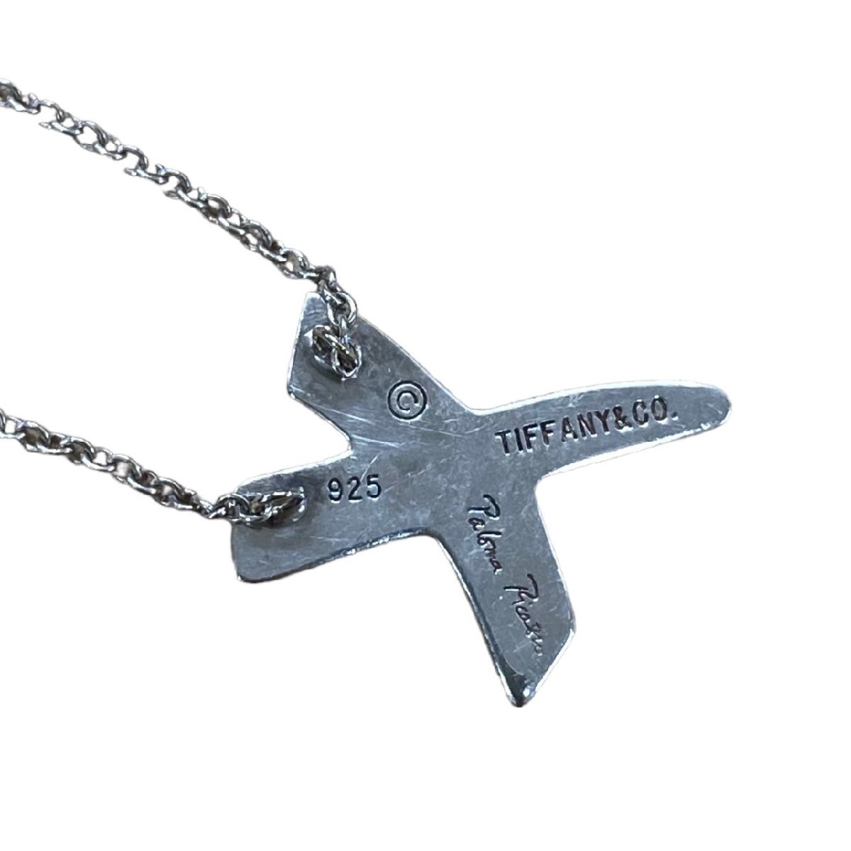 ◆◇◆ TIFFANY&Co. ティファニー X ペンダント ネックレス パロマ ピカソ グラフィティ レディース シルバー 中古品 USED_画像4