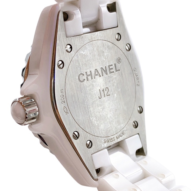 シャネル CHANEL J12 H5698 セラミック 腕時計 レディース 中古_画像2