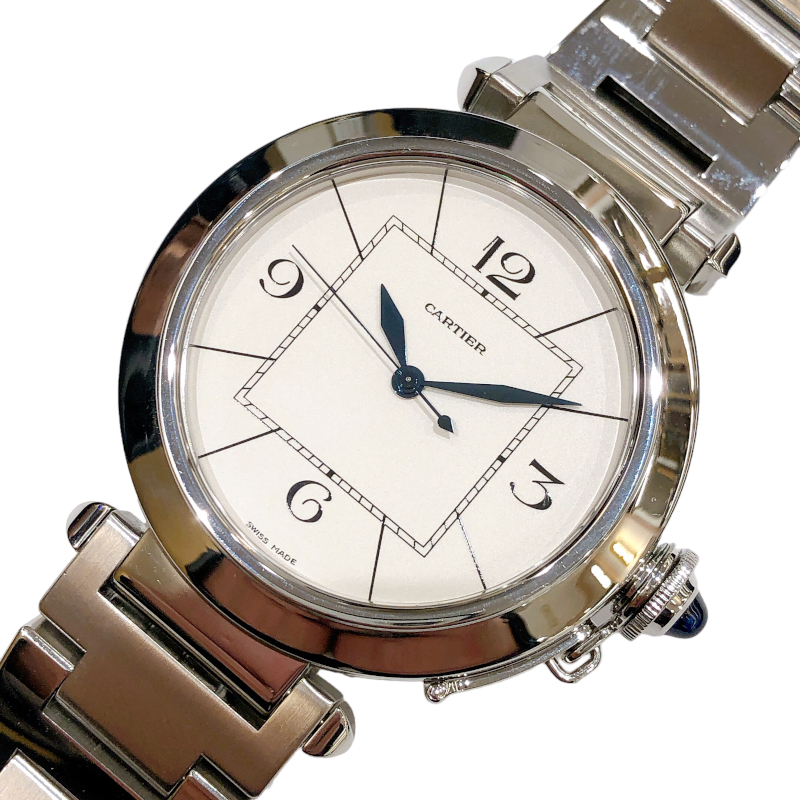 【限定特価】 カルティエ Cartier パシャ42 W31072M7 ホワイト SS 腕時計 メンズ 中古 その他