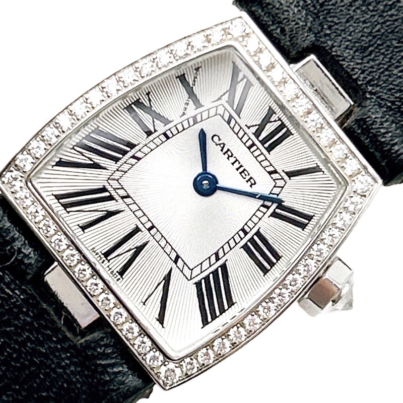 カルティエ Cartier ラドーニャSM WE600351 K18ホワイトゴールド 腕時計 レディース 中古_画像1