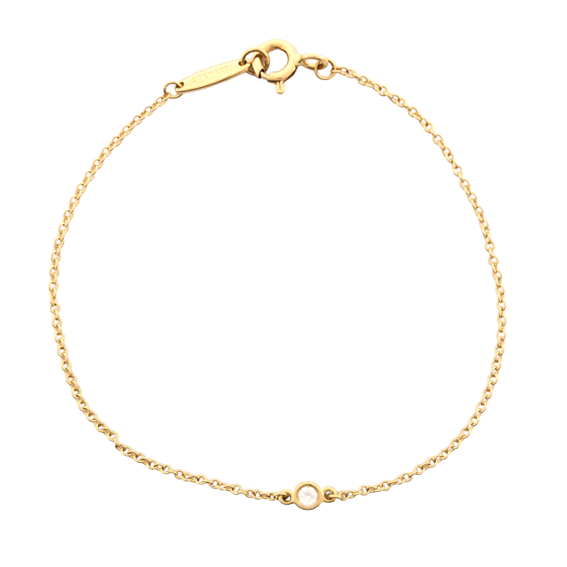 ティファニー TIFFANY&CO バイザヤードブレスレット K18YG ジュエリー 中古