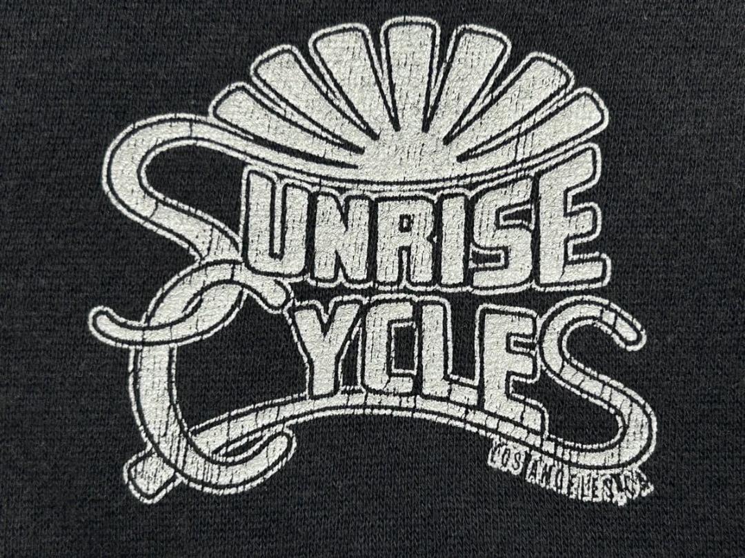 USA製 サンライズサイクルズ フーディー スウェット ジップ パーカー　　インディペンデント SUNRISE CYCLES INDEPENDENT 柳7982_画像4