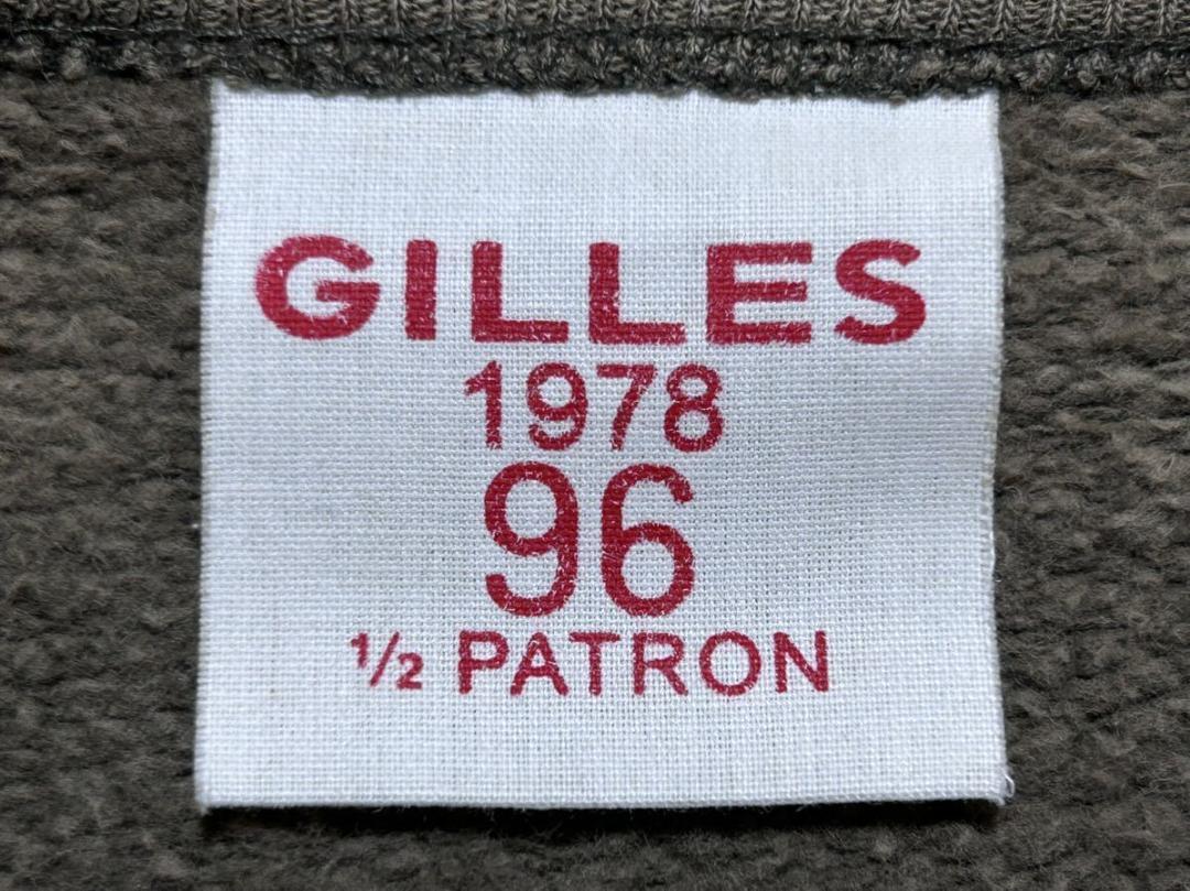 GILLES ミリタリー スウェット トレーナー 薄手 フランス軍 ジル　　GILLES 1978 96 1/2 PATRON フレンチミリタリー レプリカ 柳7972_画像3