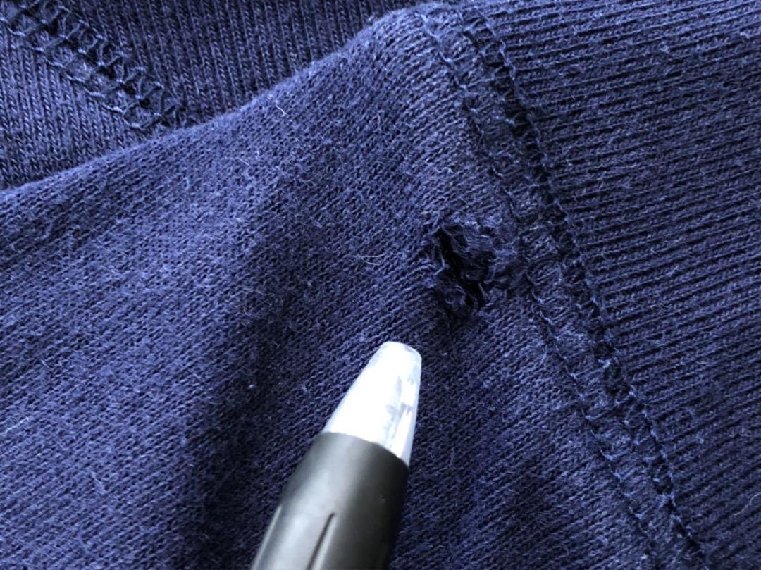 ラルフローレン キッズ 女の子用 前V スウェット トレーナー ワンポイント  POLO RALPH LAUREN ネイビー 子供服 柳6176_画像4