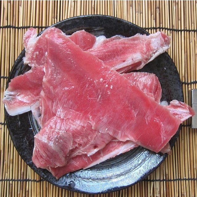 2個、黒(本)まぐろ「骨付き中落ち500g」生食用、お刺身・ネギトロでどうぞ．．．_画像6