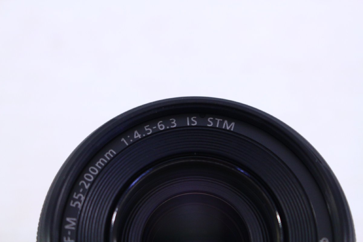 ●【美品】Canon キャノン 望遠ズームレンズ EF-M 55-200mm F4.5-6.3 φ52mm カメラ 撮影 動作未確認【10893087】_画像6