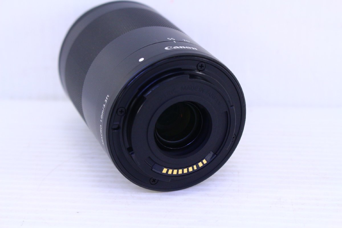 ●【美品】Canon キャノン 望遠ズームレンズ EF-M 55-200mm F4.5-6.3 φ52mm カメラ 撮影 動作未確認【10893087】_画像8