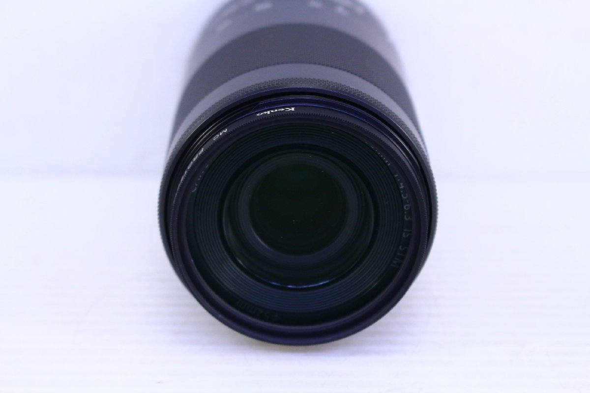 ●【美品】Canon キャノン 望遠ズームレンズ EF-M 55-200mm F4.5-6.3 φ52mm カメラ 撮影 動作未確認【10893087】_画像4