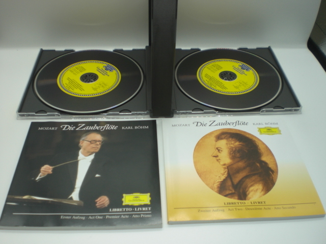 2CD　モーツァルト：歌劇『魔笛』　フランツ・クラス、他　カール・ベーム/ベルリン・フィル　1964年　ドイツ盤　倉4_画像3