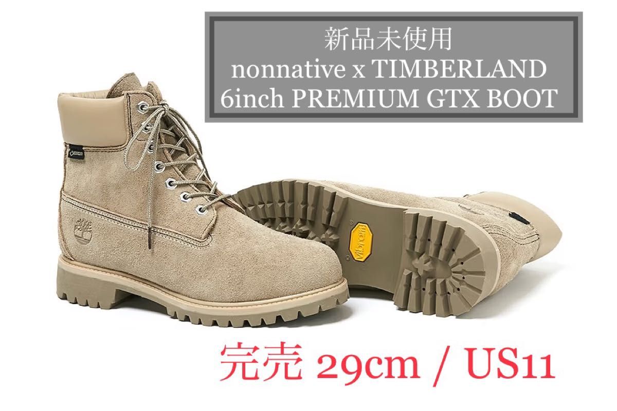 新品 29cm Timberland x nonnative 6インチ GTX 新品 29cm Timberland x nonnative 6インチ GTX