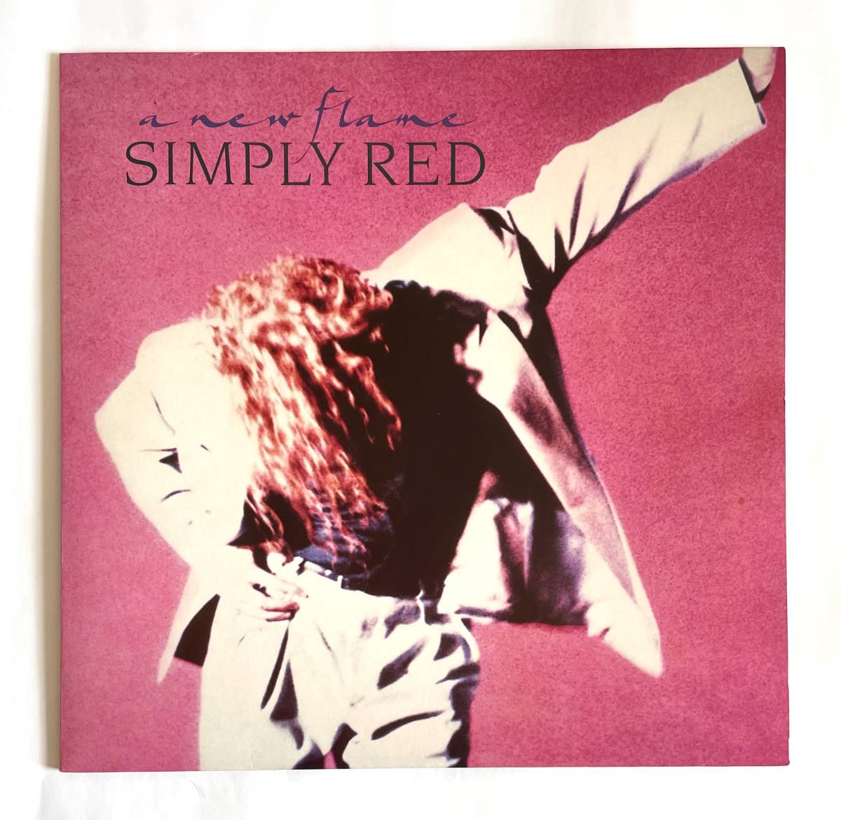 SIMPLY RED / A NEW FLAME 独盤 LPレコード WEA 244689-1 プレスミス有 1989年★シンプリー・レッド ア・ニュー・フレイム_画像1