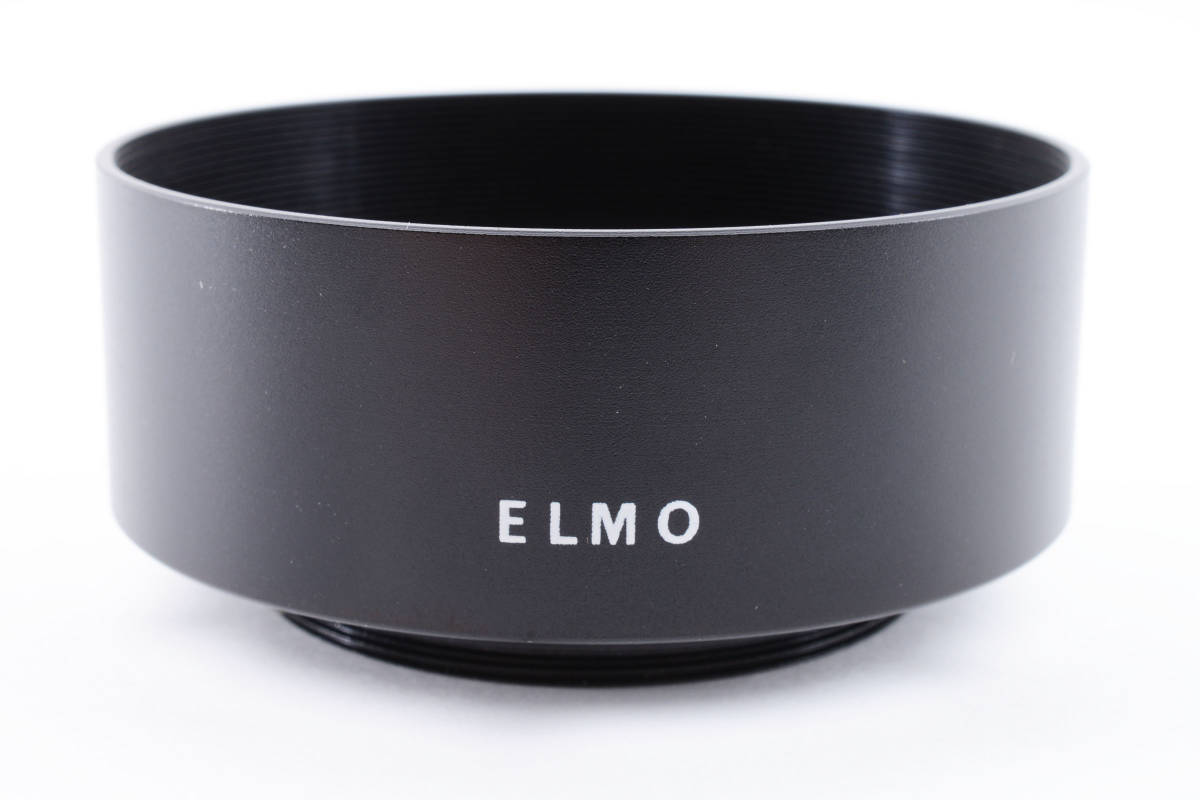珍品 【コレクター収集 未使用品】 ELMO エルモ 43mm メタルレンズフード 元箱付き カメラ 同梱可能 ＃8537の画像2