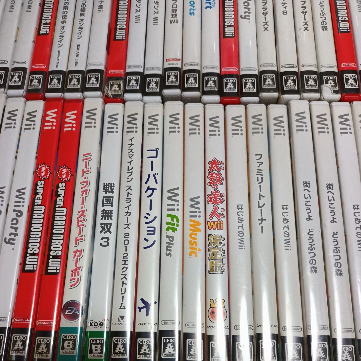 L0103　★任天堂 Nintendo Wii Wii U ゲームソフト 約117本セット 動作未確認 ジャンク 大量 まとめ売り _画像9