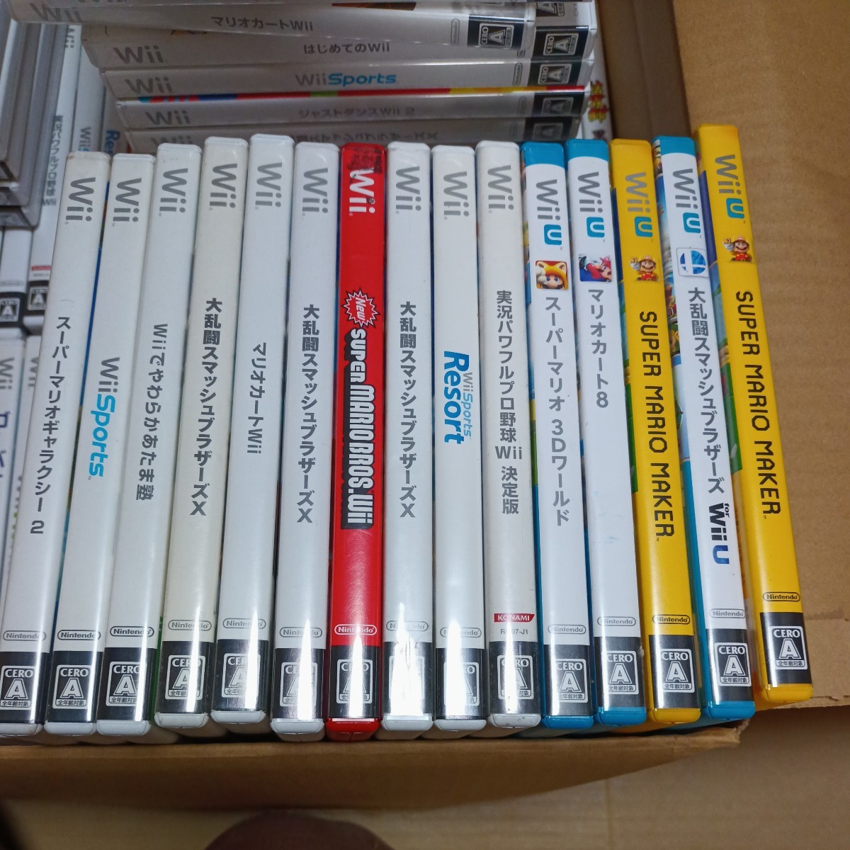 L0103　★任天堂 Nintendo Wii Wii U ゲームソフト 約117本セット 動作未確認 ジャンク 大量 まとめ売り _画像2
