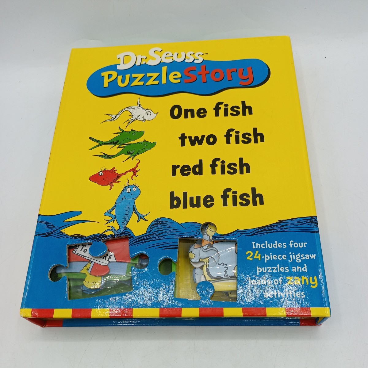 L3003 *Dr.Seuss Puzzle Storydokta-* Hsu s puzzle -stroke - Lee 24 piece jigsaw puzzle unused goods intellectual training toy learning English .