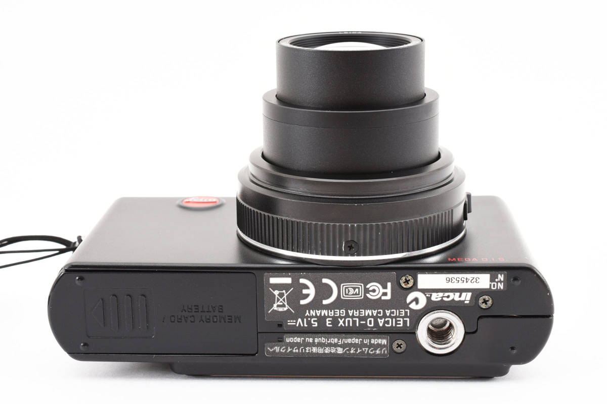 【超美品】 ライカ Leica D-LUX3 ブラック 《純正レザーケース付》 *2041215_画像8