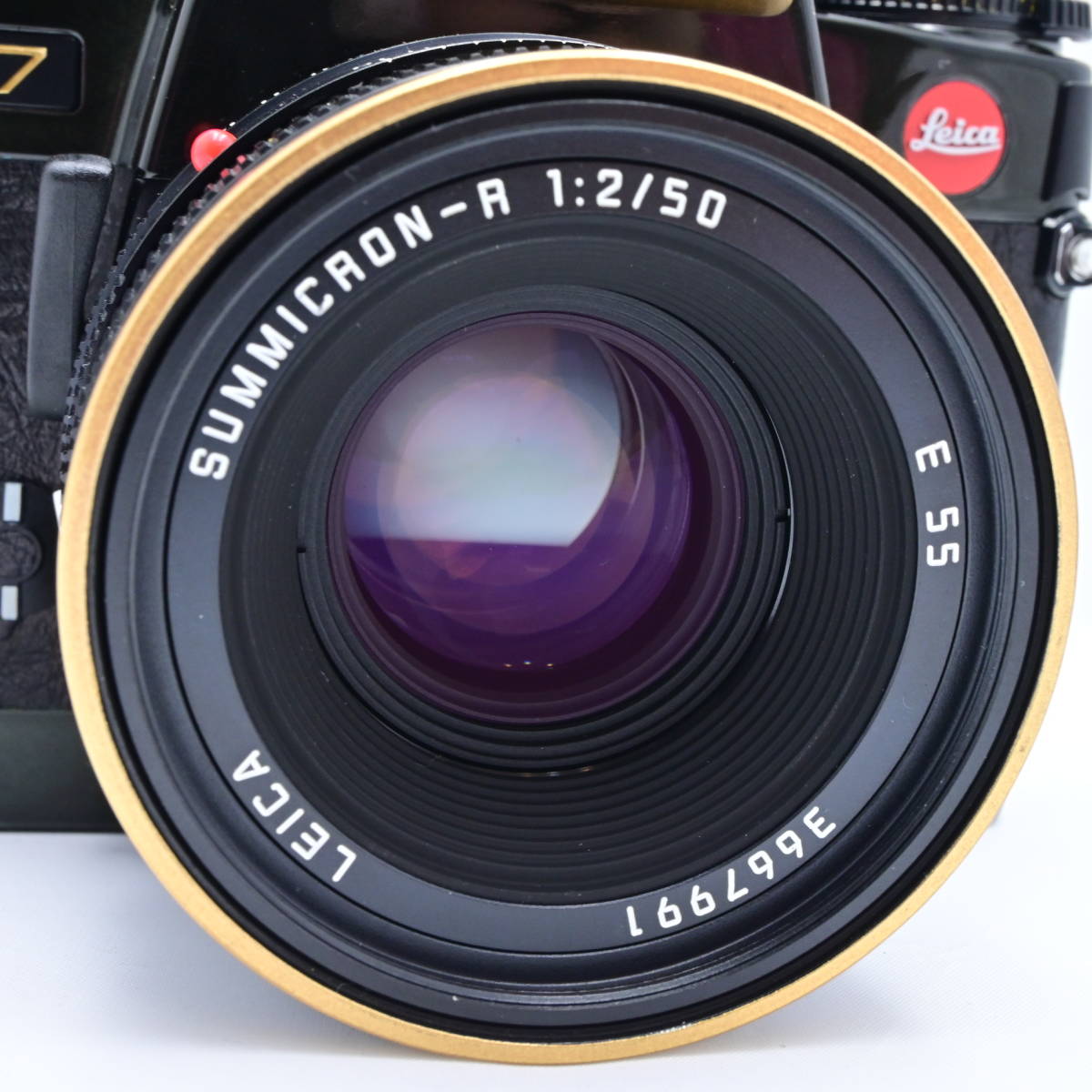 ★新品級★　世界200台限定　ライカ　Leica R7漆 ズミクロン50mm F2付　シリアルナンバー103/200_画像8