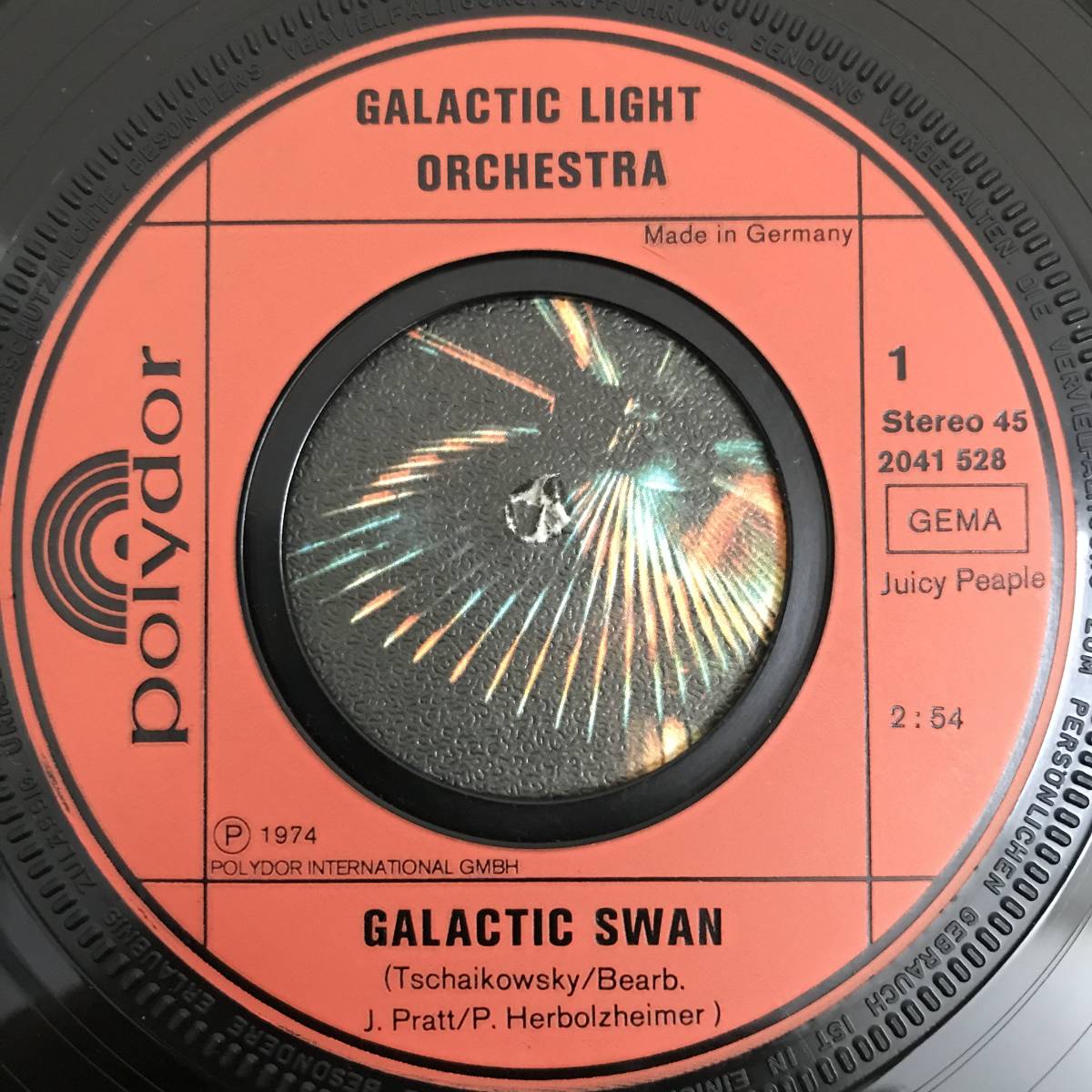 The Galactic Light Orchestra - Galactic Swan / Ave Maria / チャイコフスキー 白鳥の湖 アベマリア 藤原ヒロシの画像3