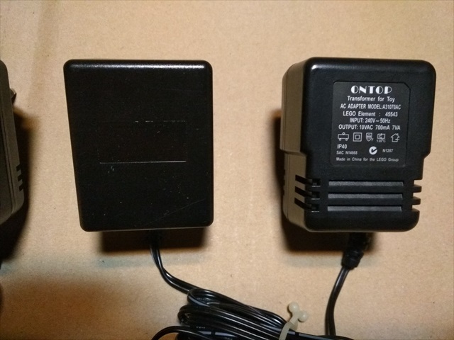 LEGO AC adapter transformer 230V 240V / レゴ 海外 ACアダプタ / 70928 / 45539 / 70928 / 45543 / train / トレインの画像6